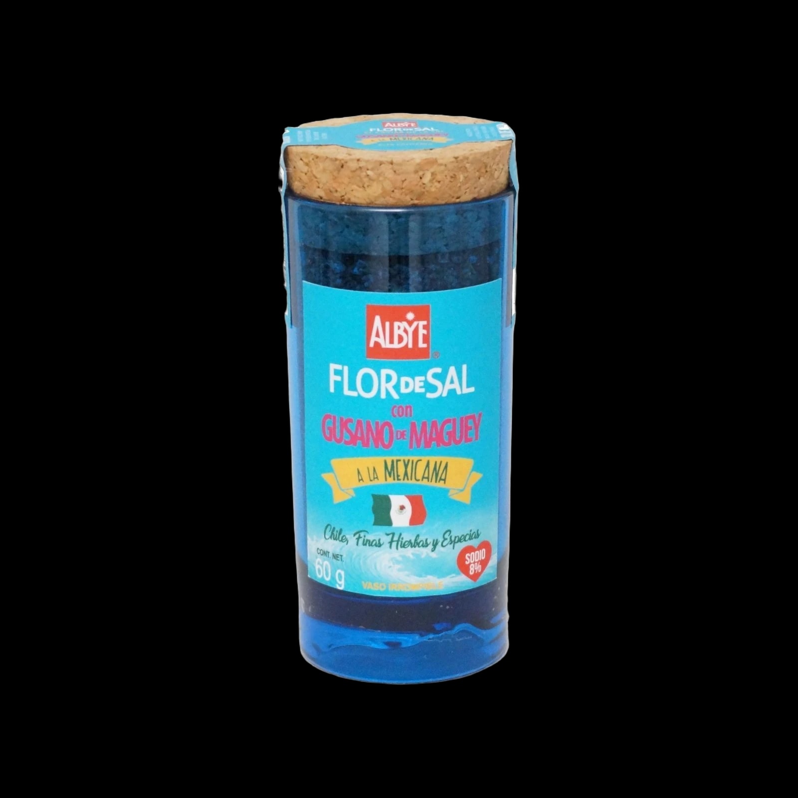 Flor de Sal Natural con Gusano de Maguey