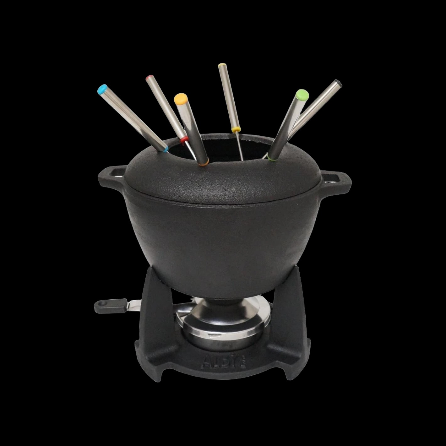 Juego de Fondue de Fierro Fundido