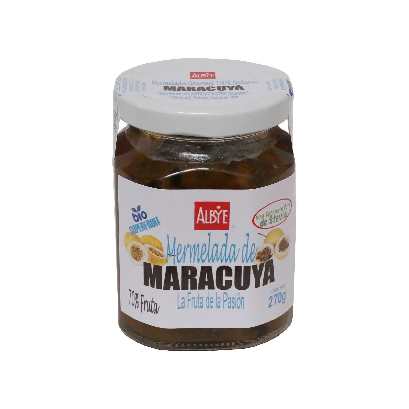 Mermelada Gourmet de Maracuyá con Stevia